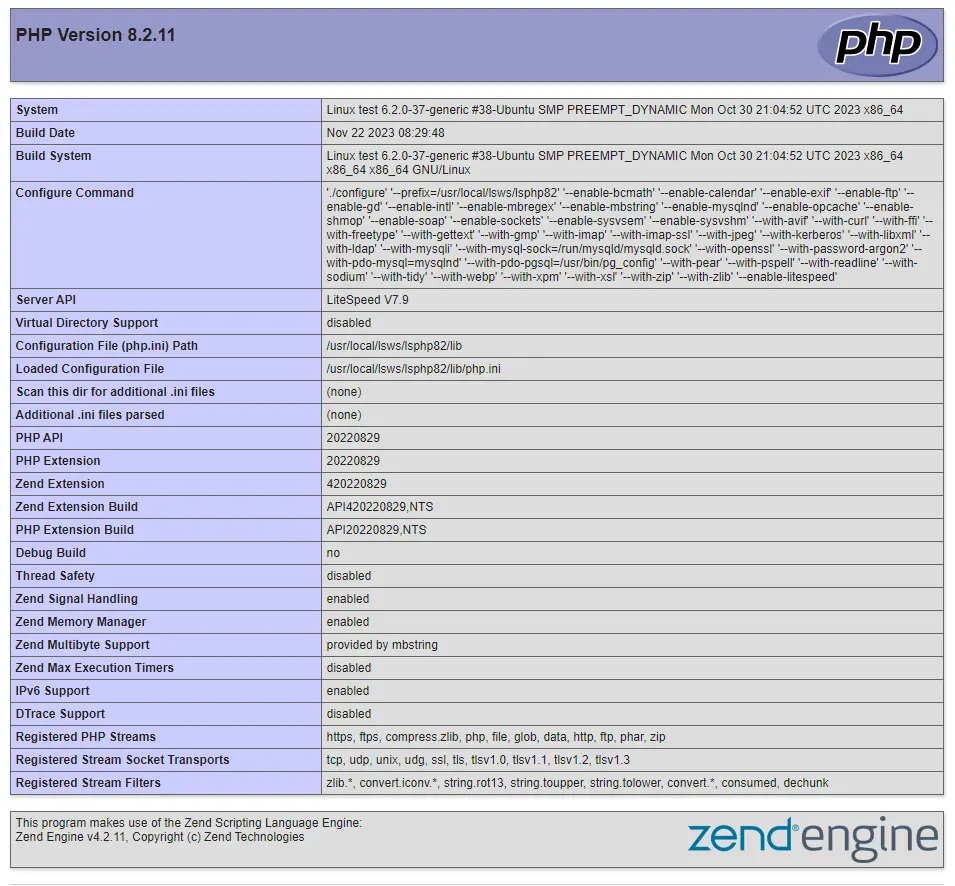 php_info